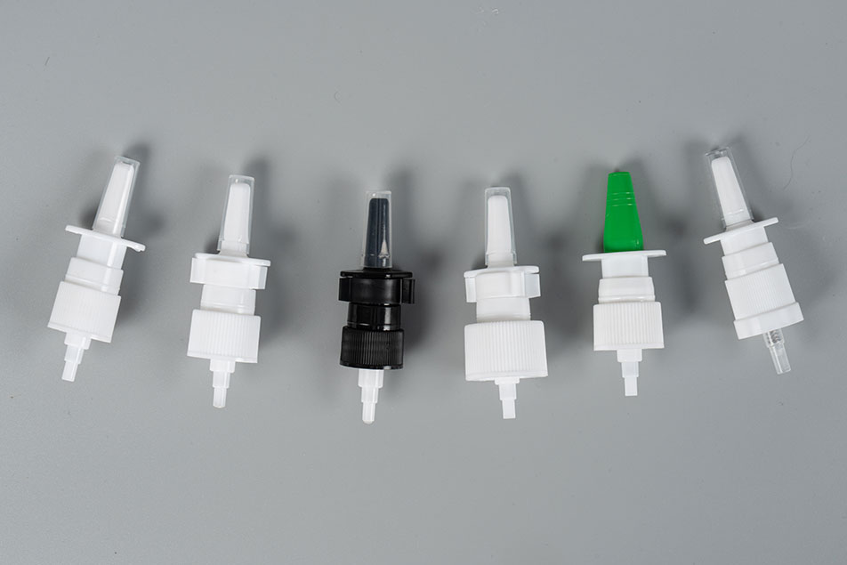 Quais são os materiais do spray nasal?