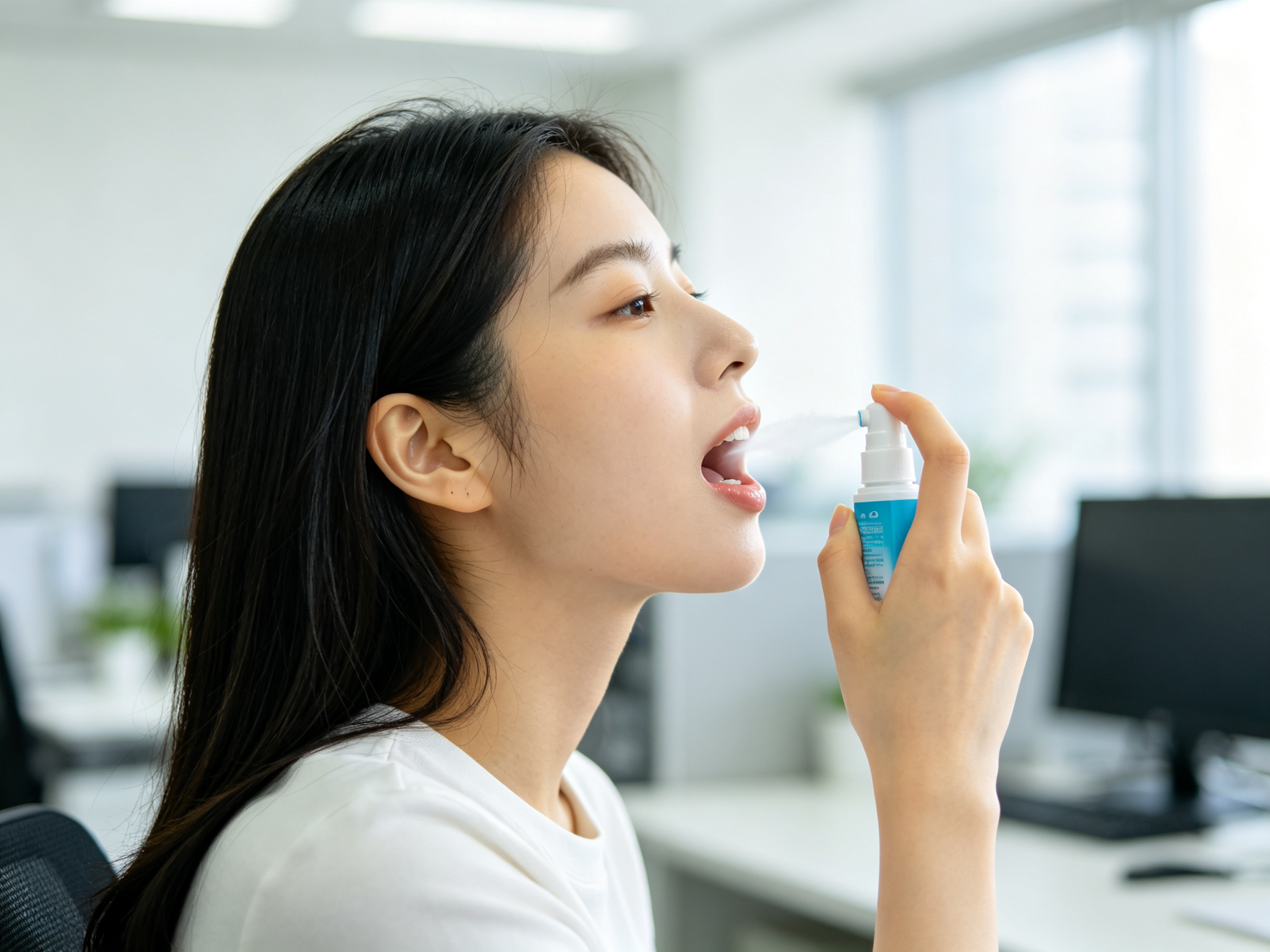 Como usar o spray oral corretamente?